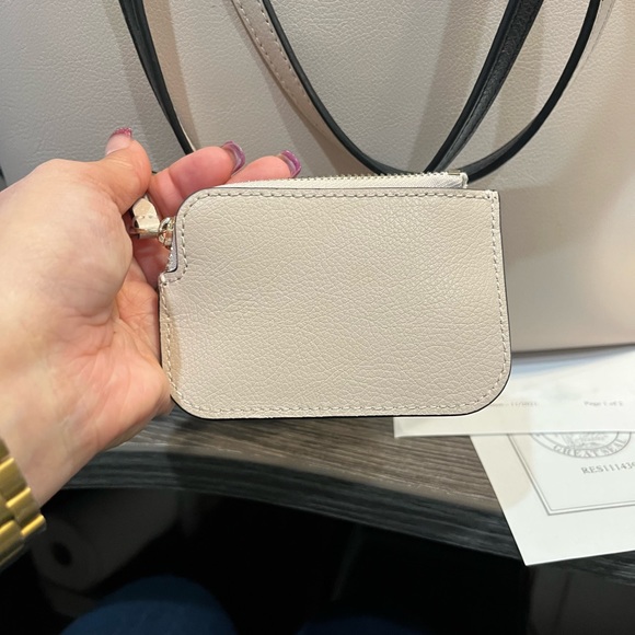 Brand New Reversible Kate Spade Tote used once beautiful Taupe and Black - Picture 7 of 10